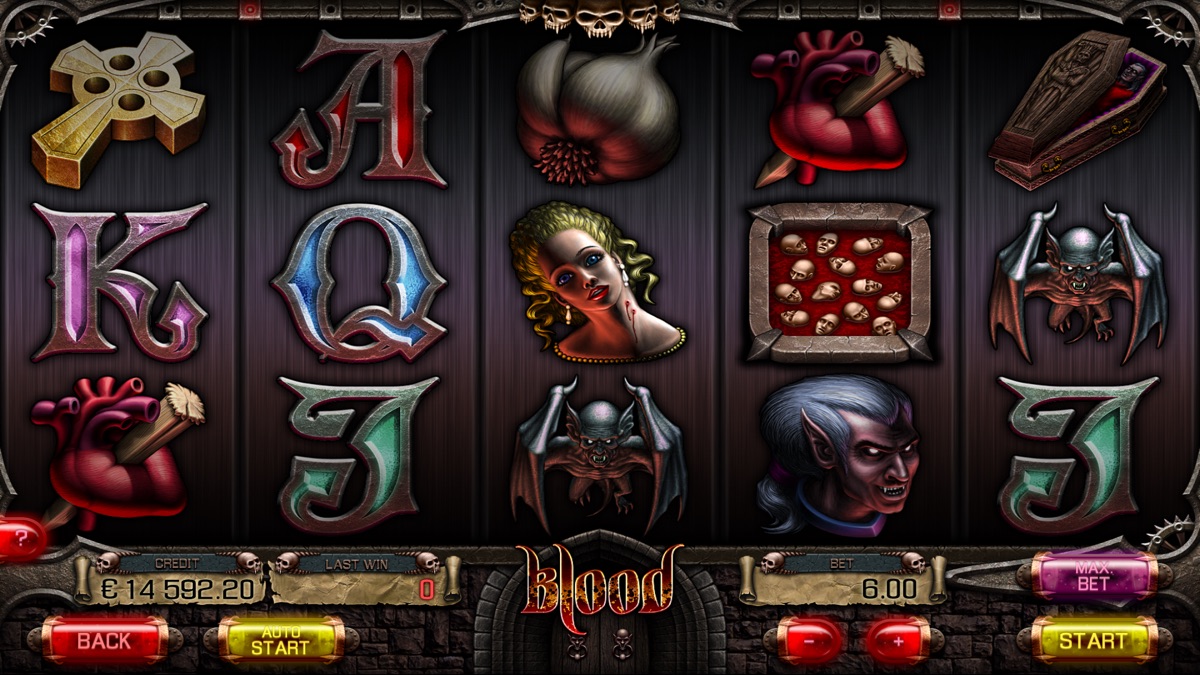 لعبة Blood slot من إنتاج Apollo Games
