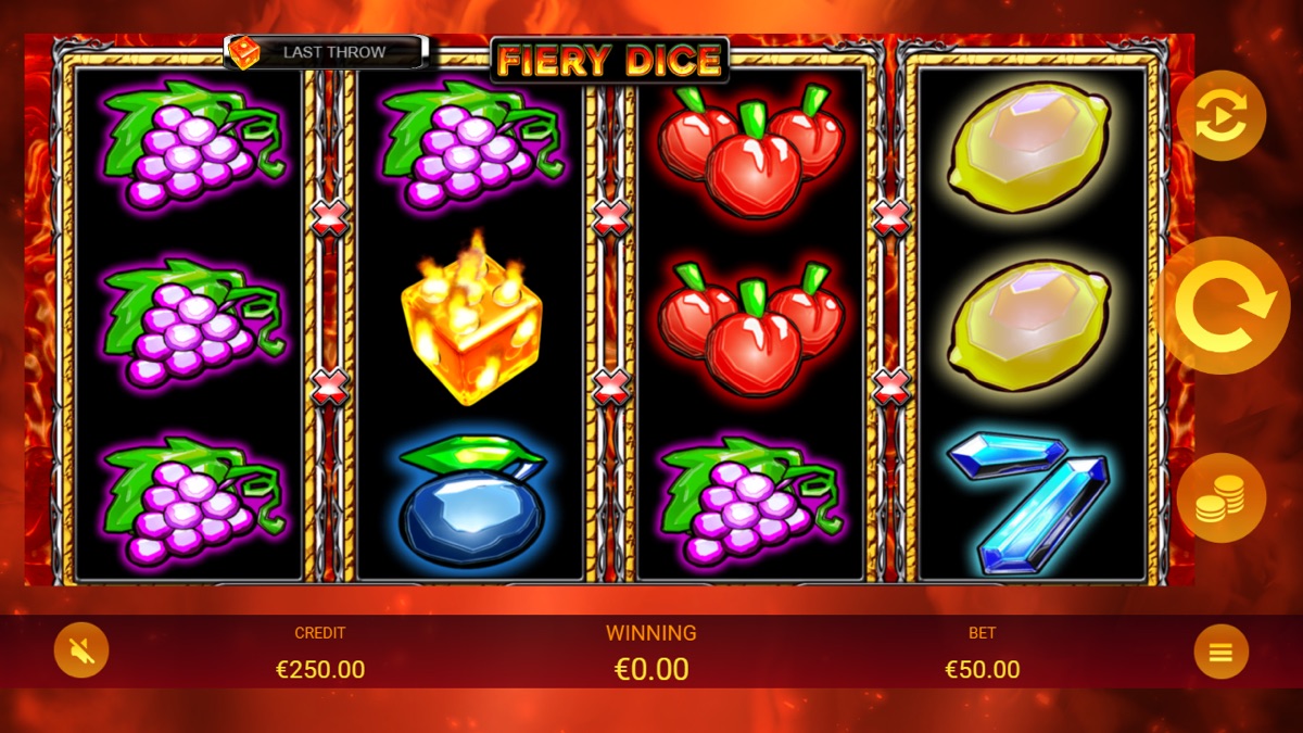 لعبة Fiery Dice من تطوير Apollo Games