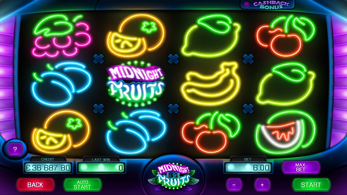 لعبة Midnight Fruits 81 من تطوير شركة Apollo Games