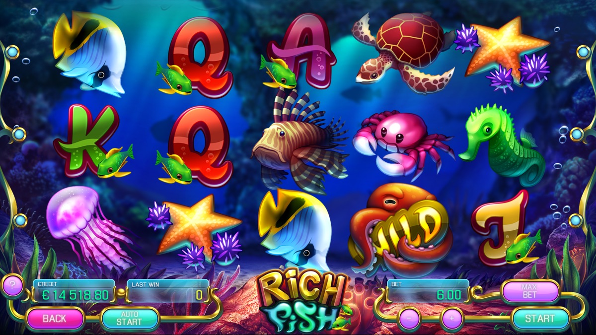 لعبة Rich Fish من إنتاج شركة Apollo Games