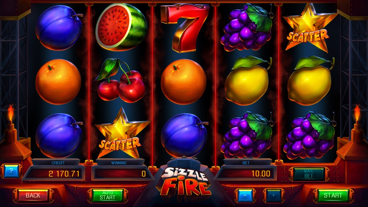 لعبة Sizzle Fire من تطوير شركة Apollo Games