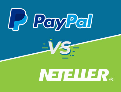 PayPal مقابل NETELLER في الكازينوهات على الإنترنت