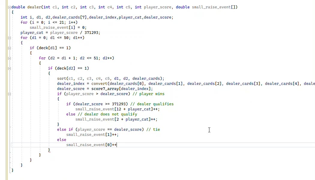 برمجة Ultimate Texas Hold 'Em (الجزء 3)