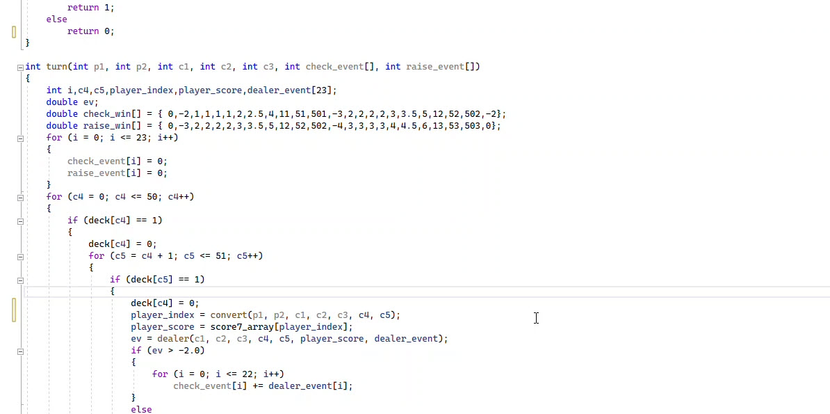 برمجة Ultimate Texas Hold 'Em (الجزء الرابع)