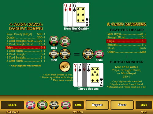 مثال على غضب 3 بطاقات