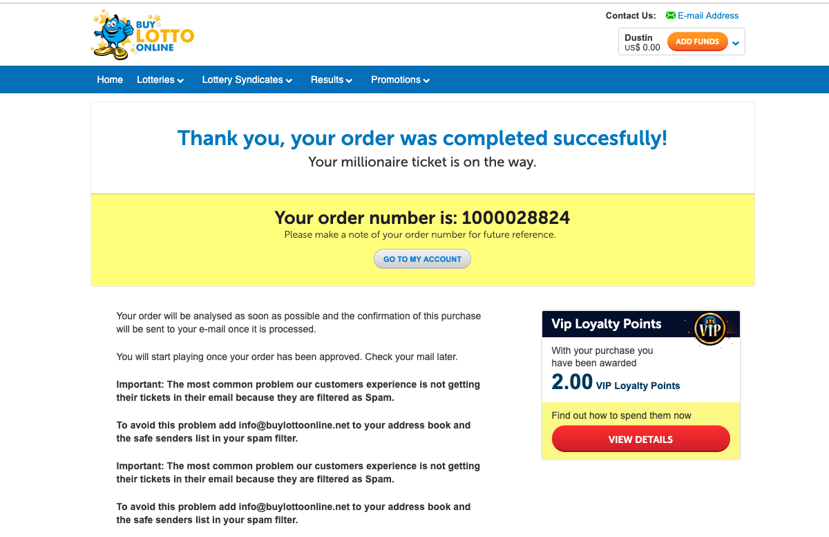 شراء يانصيب نيويورك كاملاً