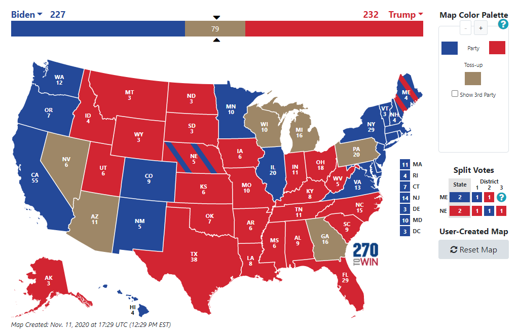 انتخابات الولايات المتحدة الأمريكية 2020