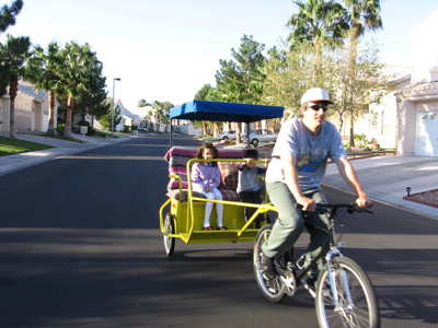 ركوب عربة الركشة