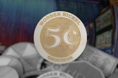 فتحة خشبية أصلية من النيكل