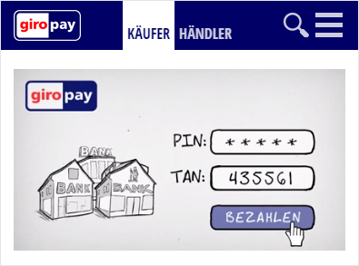 الدفع عبر الإنترنت من خلال جيروباي