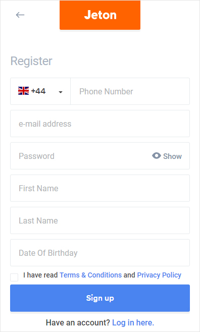 جيتون في الكازينو على الإنترنت